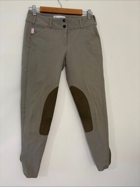 The Tailored Sportsman Riding Breeches Tan Brown Equestrian Horseback Riding 28
